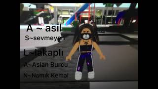 Roblox Ben Aslan Burcuyum