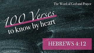 For the Word of God is Alive (Hebrews 4:12 NIV) - Memorize Scripture with Song! [CHORDS BELOW]