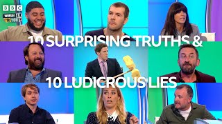 10 Surprising Truths & 10 Ludicrous Lies | Volume .1 | Would I Lie To You