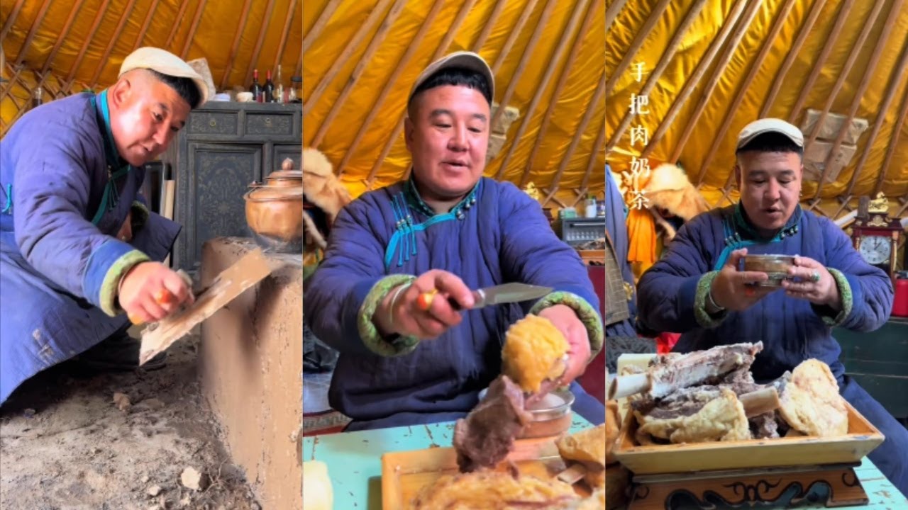 Монгольская кухня и традиционная повседневная жизнь! 91 #еда #кулинария #Монголия