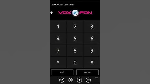 Voxofon VoIP App Windows Phone 7 .. call Skype or international