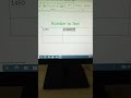 @uniqueclasses-2025 # convert number to text #excel #tipsandtricks