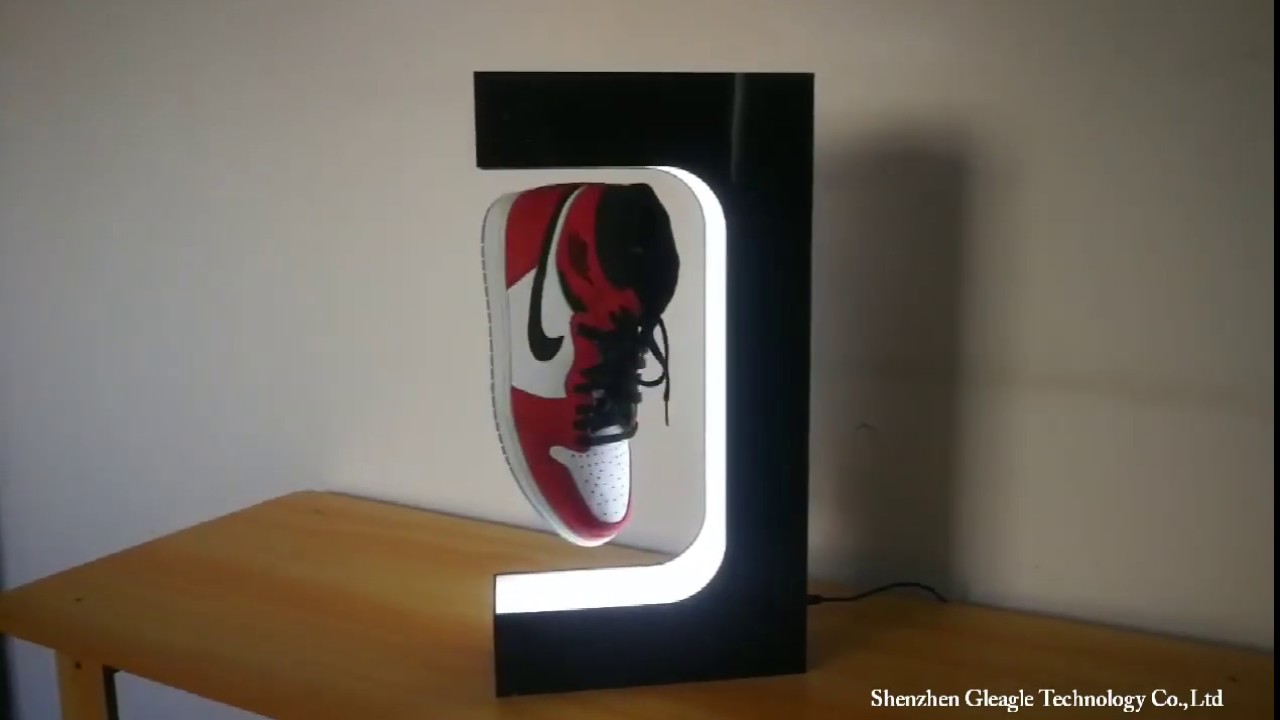 nike floating shoe display