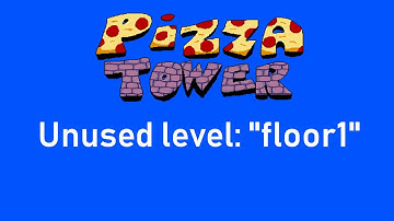 Pizza Tower unused level: "floor1" (Demo 1)