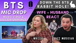 BTS - MIC DROP Reaction | MV + Live | Jazz Musician + Writer React