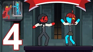 Red And Blue Stickman - Gameplay Walkthrough part 4 - Levels 41-50 (iOS,Android) screenshot 4