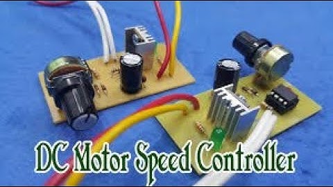 SPEED CONTROL OF  DC MOTOR (24V/10A) USING PIC16F877A AND BUCK CONVERTER