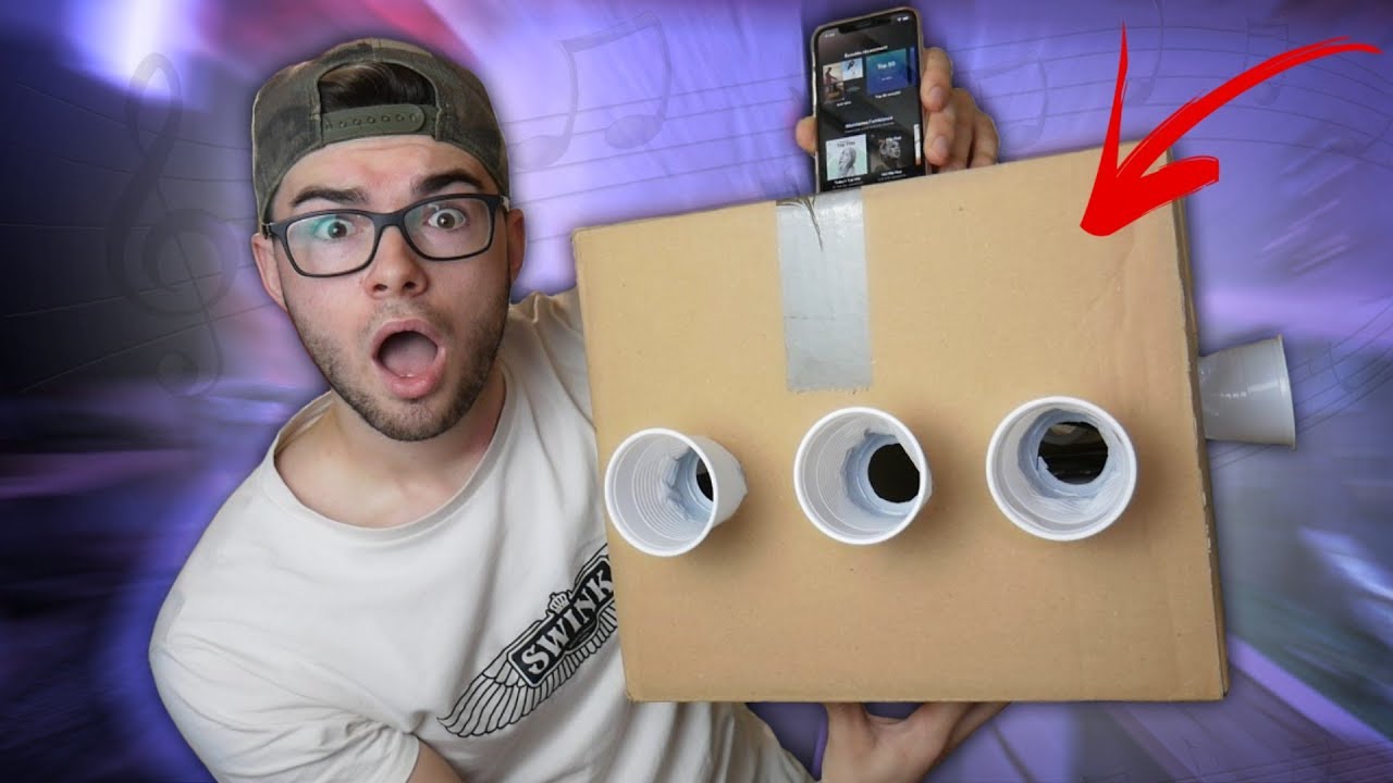 Video Comment Faire Une Enceinte En Carton