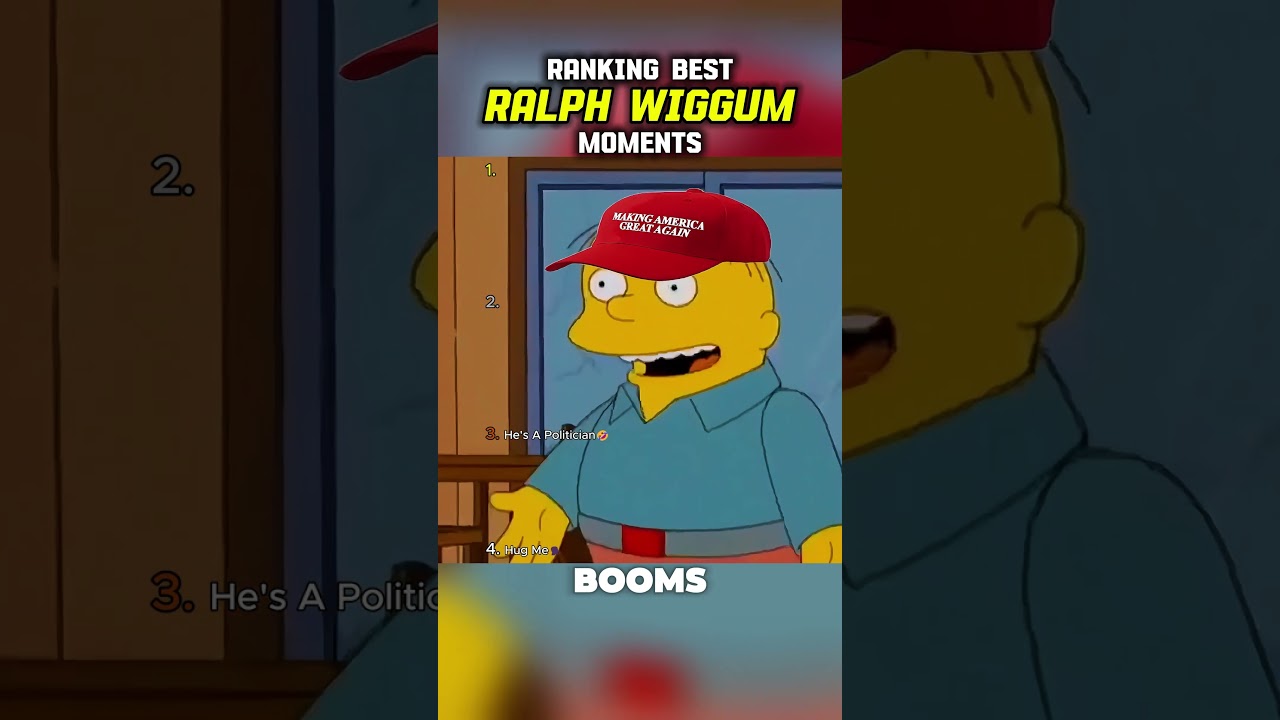 Ralph Wiggum Best Moments 😭                     #shorts
