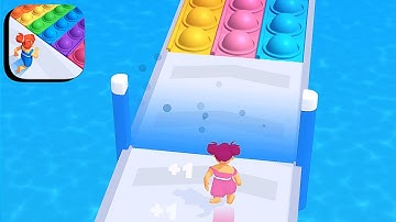 Pop It Run - All Levels Gameplay Android,ios (Part 20)