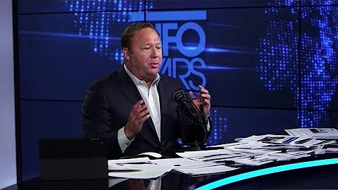 Transphobe Alex Jones Caught Looking at Transgender Porn on Live Stream