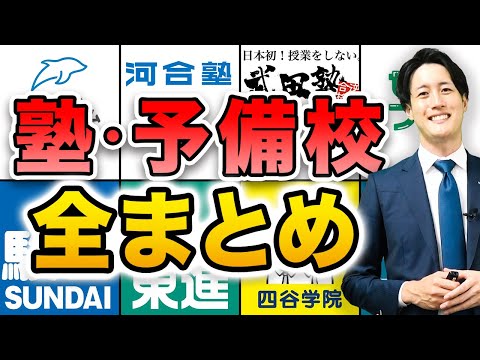 【徹底比較】大学受験の塾・予備校の違いを解説〈マナビズムYouTube校〉vol.109