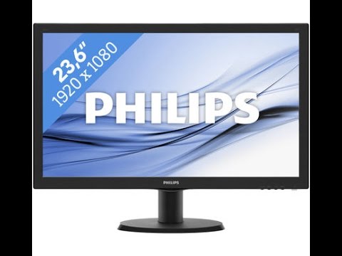 Unboxing Monitor Philips 243V Led 243V5LHAB - YouTube