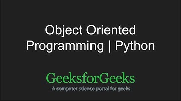 Python Programming Tutorial | Object Oriented Programming in Python - Part 1 | GeeksforGeeks