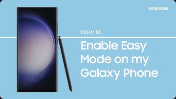 Enable Easy Mode on my Samsung Phone