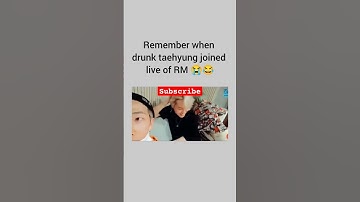 Drunk taehyung joined live of RM #bts #btsarmy #btsreactions #rm #taehyung #namtae