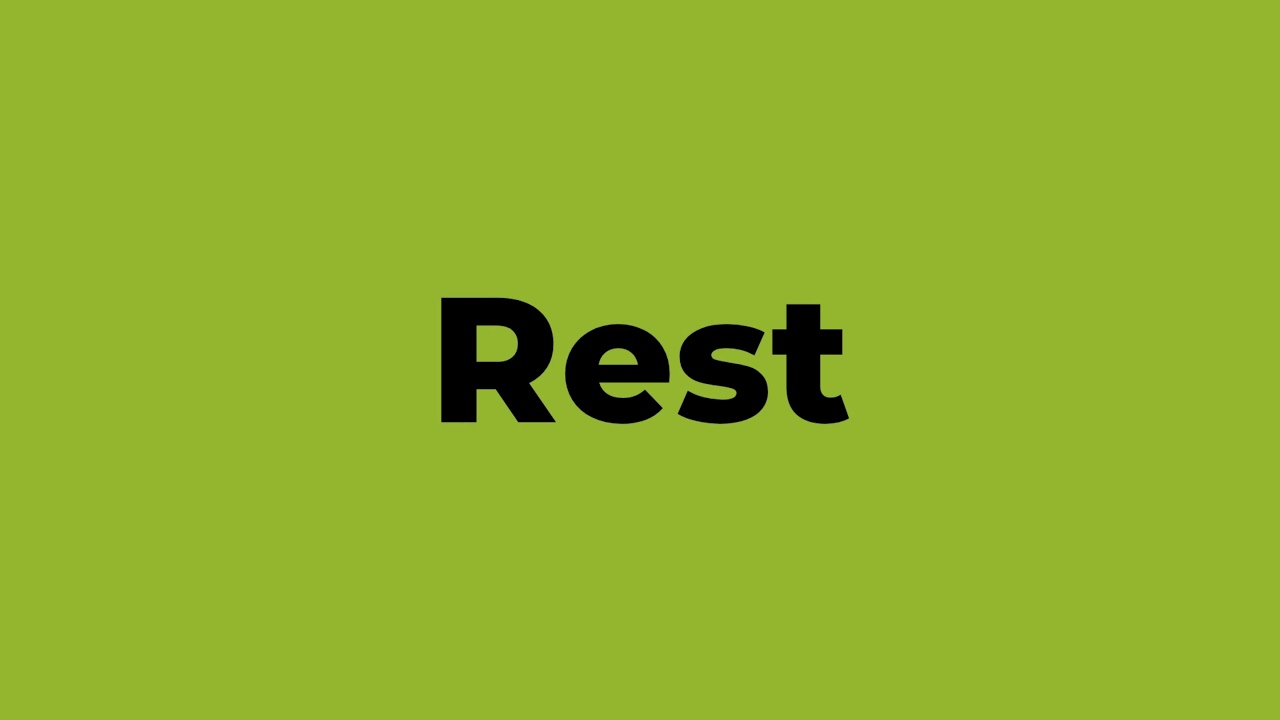 Rest word
