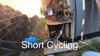 System short cycling on Saturday evening