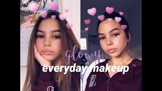 glowy everyday makeup grwm 2018