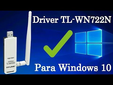 How to Install Driver TL-WN722N in Windows 10○Without CD-Compatible with  32/64 Bits○ᴴᴰ - YouTube