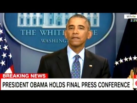 "GOOD LUCK!" Barack Obama's Final Press Conference As President Of The United States