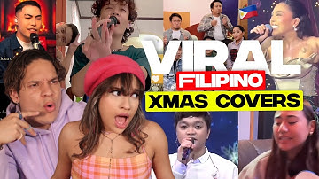 Why are Christmas Songs better in the Philippines!? Latinos react to Filipino Christmas Covers