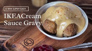 IKEA Cream Sauce Gravy (Homemade) | 5 Min, Super Easy | Cookpad Malaysia