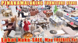 PINAKAMALAKING FURNITURE STORE! LAHAT NAKA SALE AT MAY PA FREEBIES PA (Bagong Bukas Na Store)