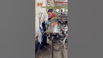 Precision Craftsmanship in Display Rack Component Production #sintopfixtures #shorts  #displaystand