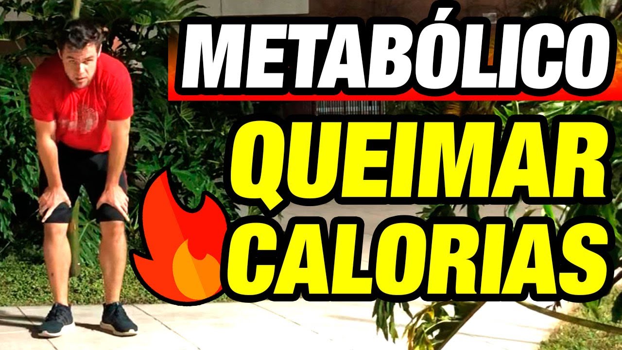 Treino Metabólico para EMAGRECER RÁPIDO.  Treino de 20min para perder peso.