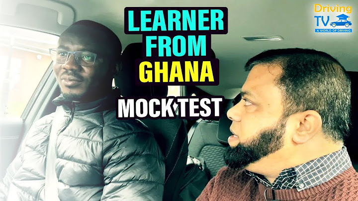 Learner From Ghana - NICE DRIVE BUT FAILED For 2 Serious Fault!