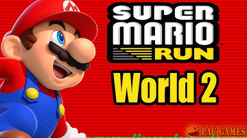 Super Mario Run - World 2 All Levels / Boss Level Gameplay Walkthrough #2