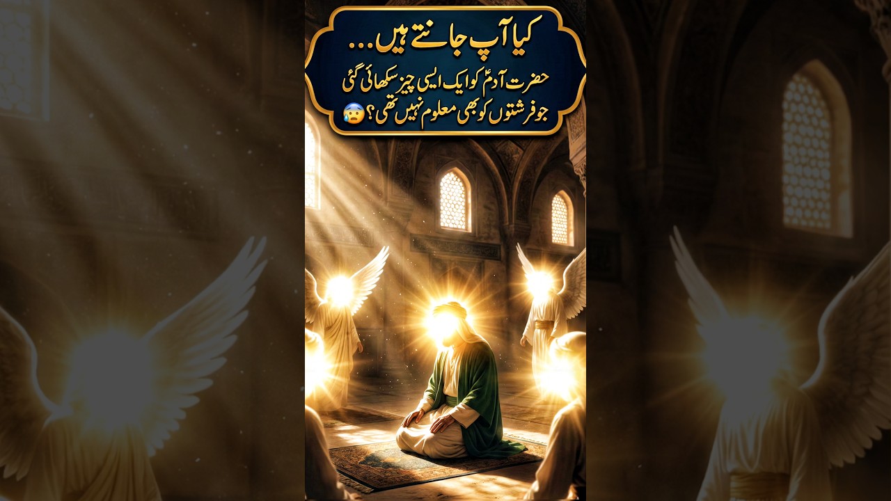 Hazrat Adam As Ka ilm ||  Allah Ki Taqatwar Makhlooq Bhi Hairan ||