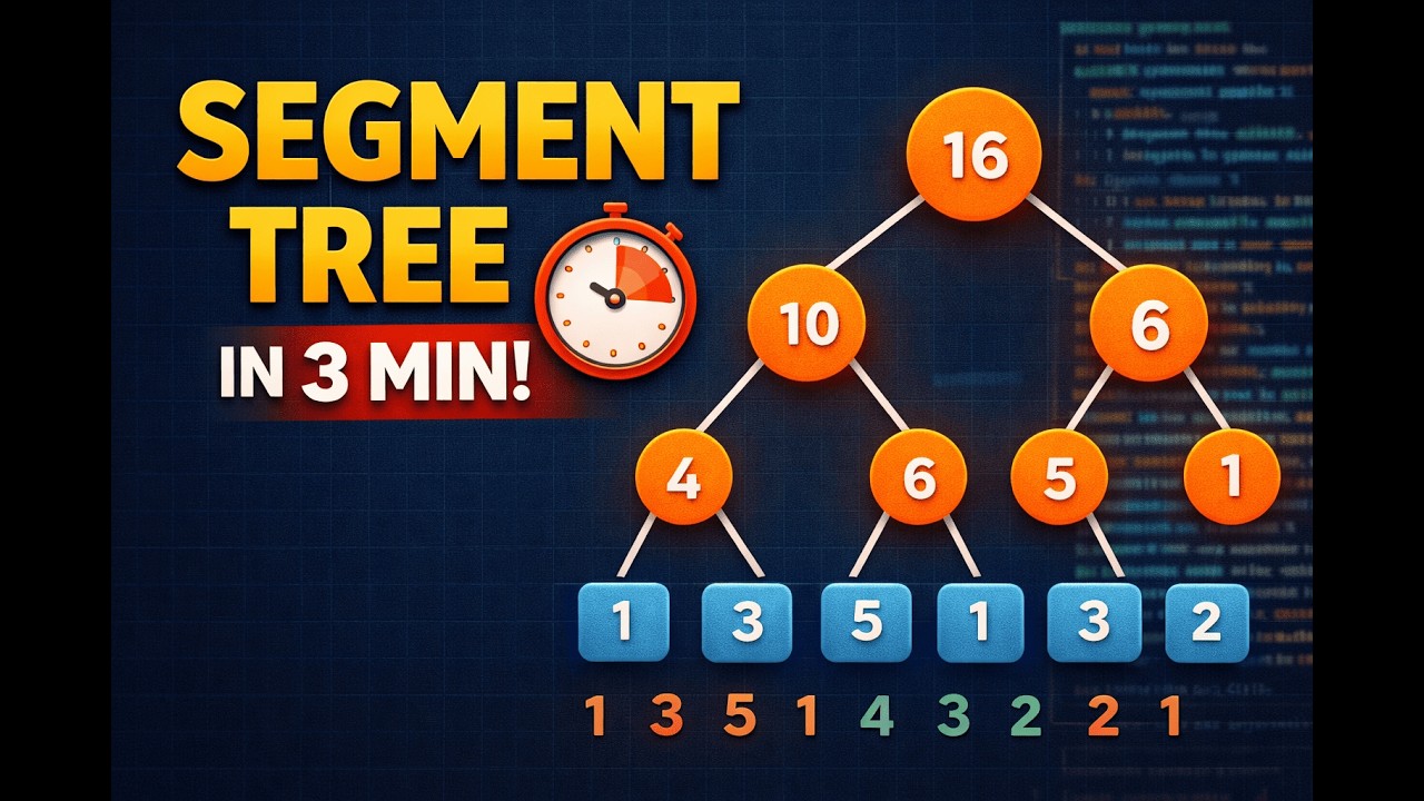 Segment tree in 3 Min - YouTube