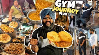 Rs.15/- Aloo Stuffed Prantha | 1 Day In GYM | Uncle Pakoda | Food Vlog Ka Sath Gym