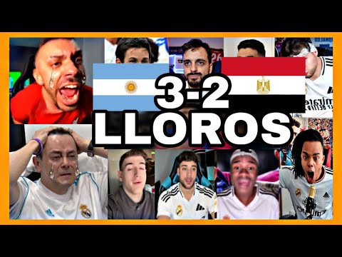 🤣🔥THE BEST CRYING MOMENTS OF MADRID FANS WHO HATE MESSI IN THE ARGENTINA 3 EGYPT 2 MATCH (AGONIC ...