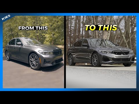 How to install OEM BMW Shadowline Trim on a G20 BMW 3 Series (Silver to Gloss Black!)