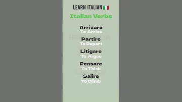 Italian Verbs | Simple way of Learning Italian | Learn Italian Easy Way  #learningitalian
