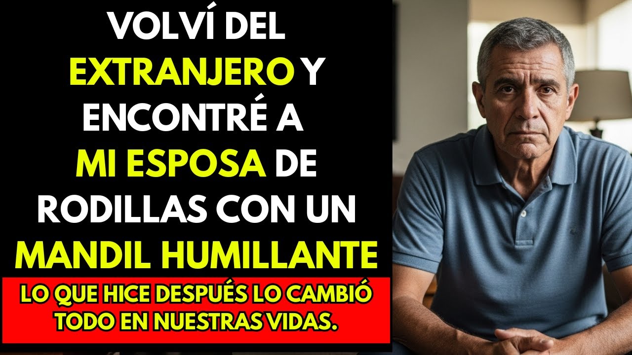 HISTORIA REAL: Volví del extranjero y encontré a mi esposa de rodillas con un mandil humillante