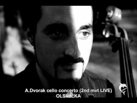 OLSI LEKA (live) A.Dvorak 2nd mvt (Tom Van Den Eynde-conducting...