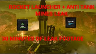 Airburst Rocket Launcher + Anti-Tank Mines leak! 30 minutes of leak footage!