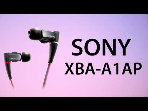 Видеообзор на Наушники Sony XBA-A1AP (Review Sony XBA-A1AP headphones)