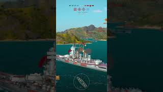 Colombo dev strikes republique #battleship #wowslegends #modernwarships #gaming