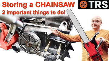 How to Store a CHAINSAW  (2 Important things you must do first).  (by Craig Kirkman)