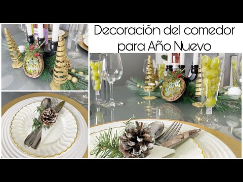 Video: Cómo Decorar Una Mesa De Año Nuevo