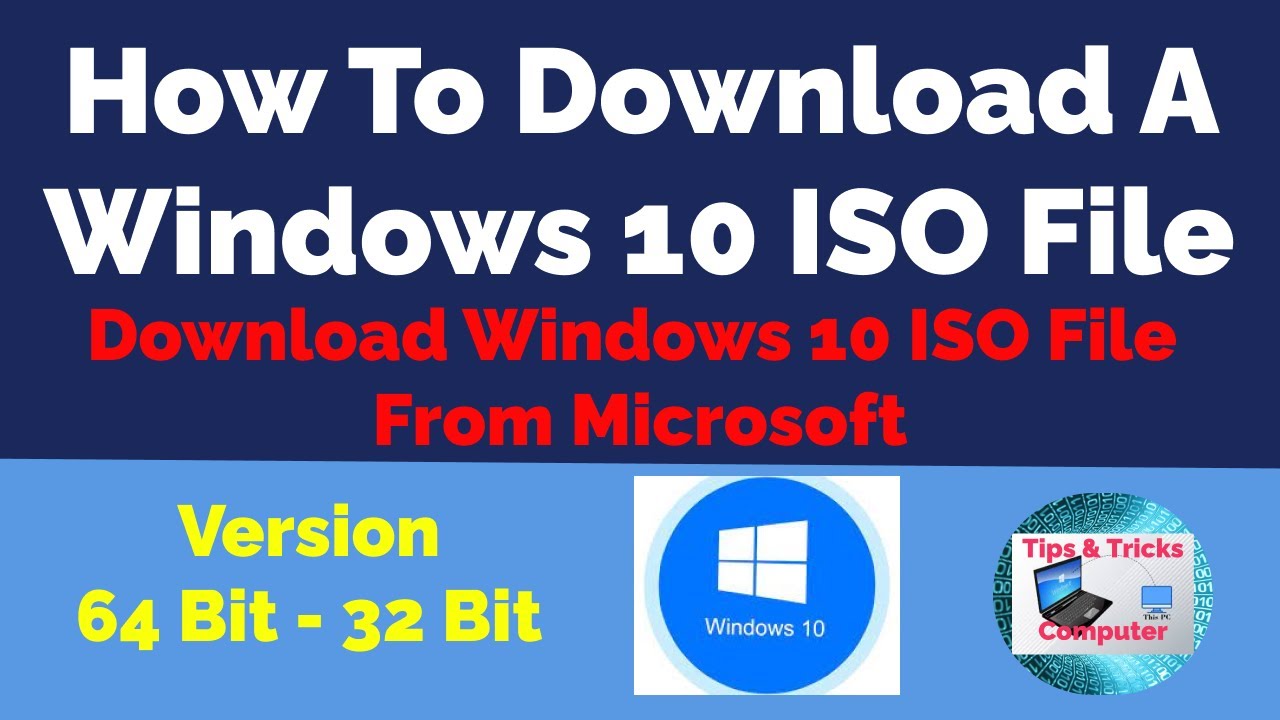 How to download Windows 10 ISO file from Microsoft - Simple 100% ...