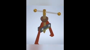 Gear Puller Movement on Autodesk Inventor ⚙️ #shorts #viral #trending #animation