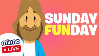Kids Bible Shows for Church Sunday!  Minno's Sunday FUNday (2/26/23) | Bible Stories for Kids