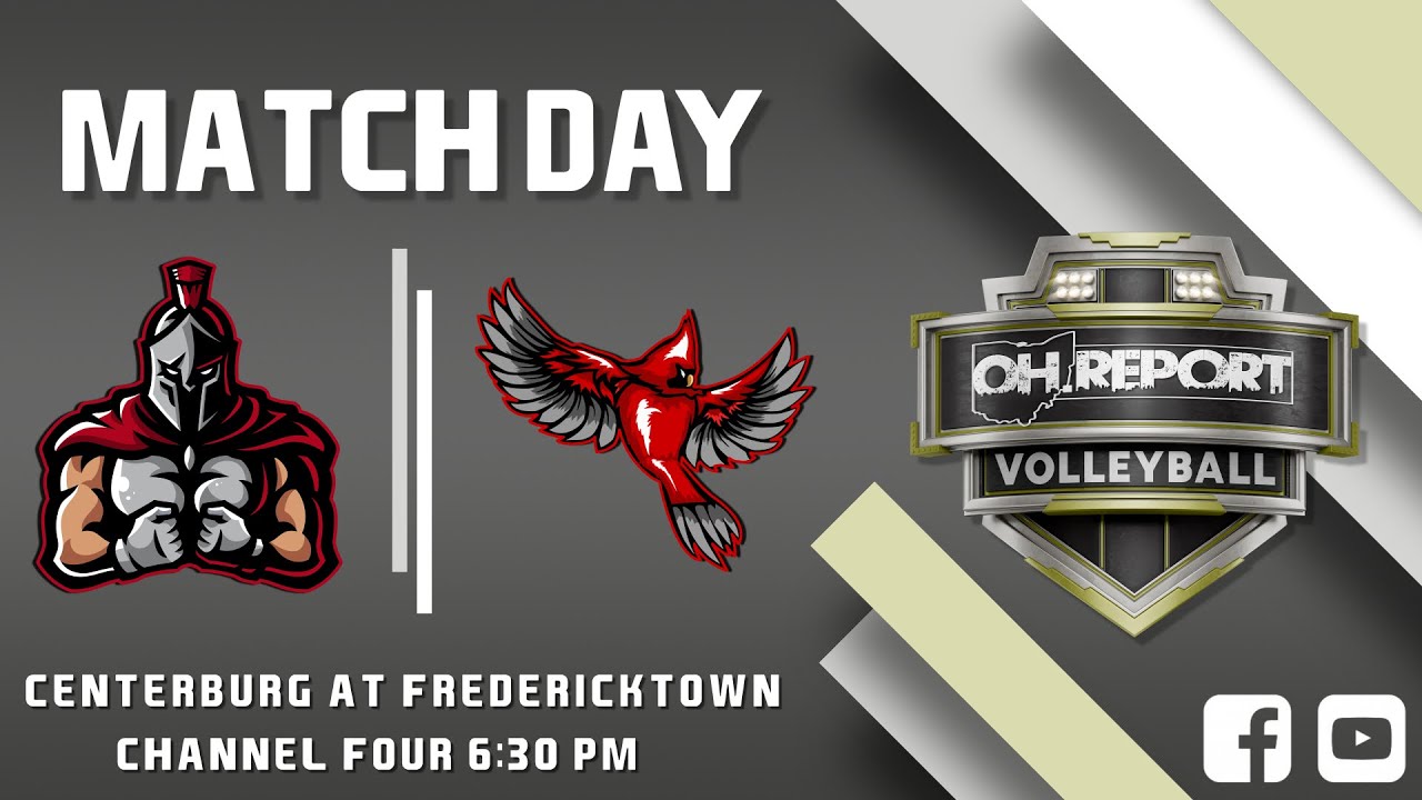 Centerburg at Fredericktown Ohio High School Volleyball YouTube