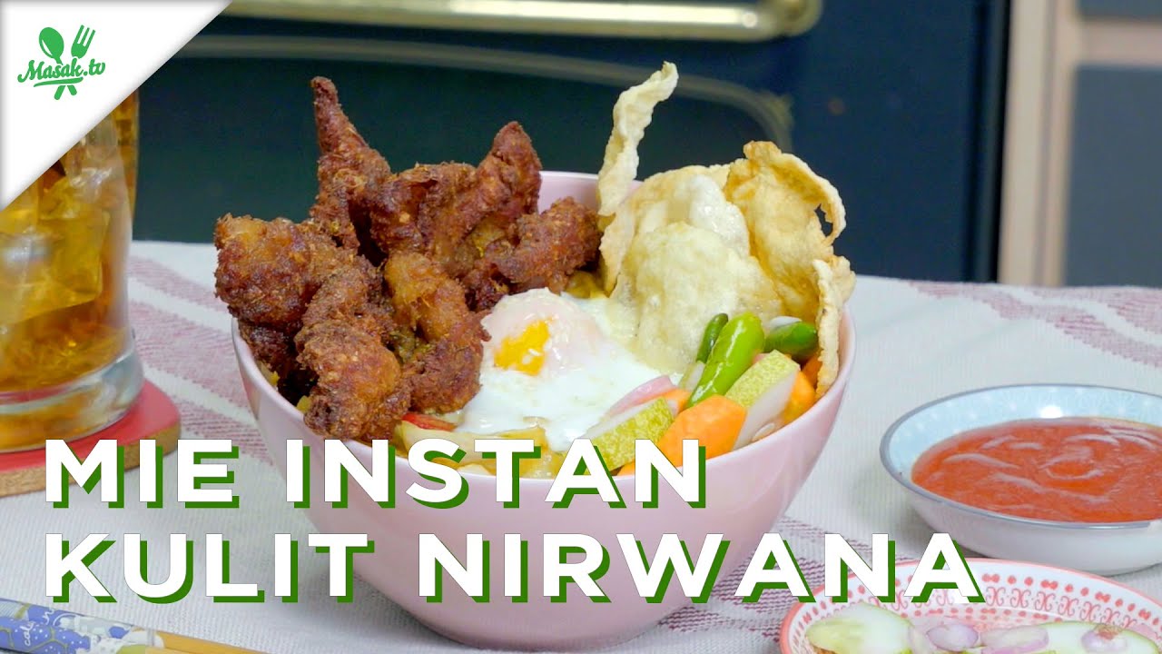 BIKIN NGILER!!! MIE NYEMEK Lengkap Pakai KULIT NIRWANA